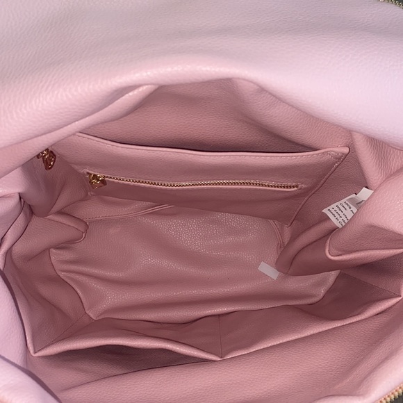 Fawn Design Mini Backpack/Diaper Bag, Faux Pebbled Leather EUC - Picture 6 of 7